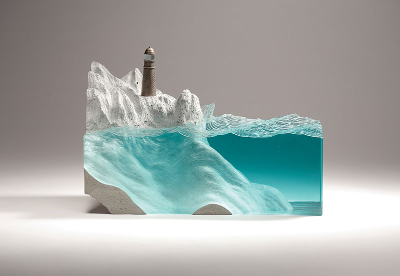glass wave sculptures by ben young 7 Incredible Glass Wave Sculptures by Ben Young