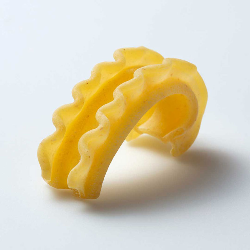 new pasta shape cascatelli by dan pashman sfoglini 3 Someone Invented a New Pasta Shape with a Hilarious Amount of Food Science Behind It