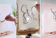 These Single Brushstroke Paintings are So Soothing to Watch