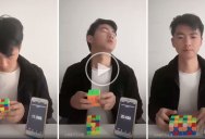 A Different Kind of Rubik’s Cube Solve