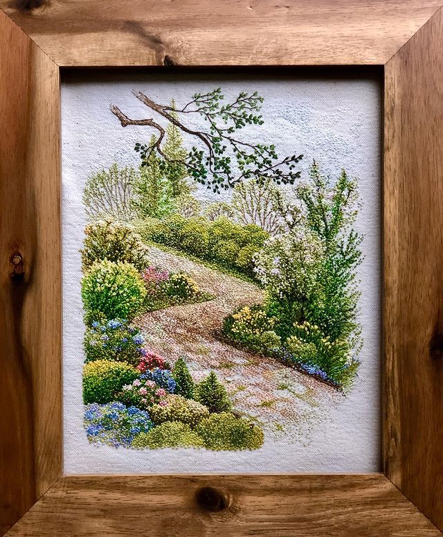 These Embroidered Landscapes by Katrin Vates are Beautiful » TwistedSifter