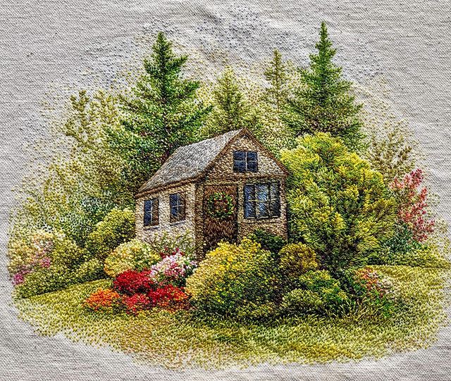 These Embroidered Landscapes by Katrin Vates are Beautiful » TwistedSifter