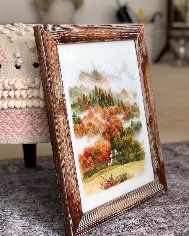 These Embroidered Landscapes by Katrin Vates are Beautiful » TwistedSifter