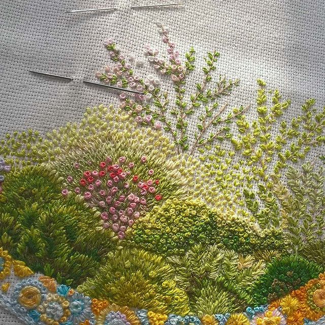 These Embroidered Landscapes by Katrin Vates are Beautiful » TwistedSifter