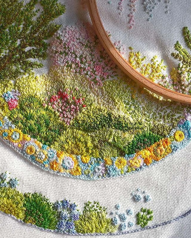 These Embroidered Landscapes by Katrin Vates are Beautiful » TwistedSifter