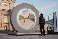 Portals Erected in Lithuania and Poland Let People See Each Other in Real Time