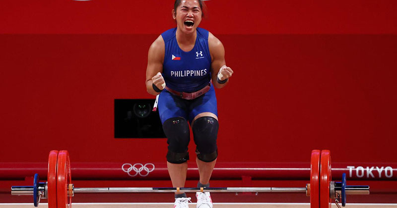 Hidilyn Diaz Ends 100 Year Drought, Wins First-Ever Gold Medal for the Philippines