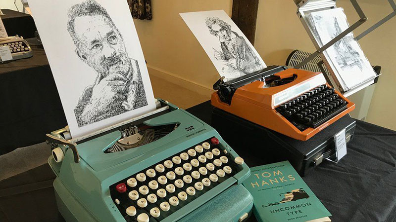 This Artist Draws Using Only Letters And Numbers On Old Typewriters 