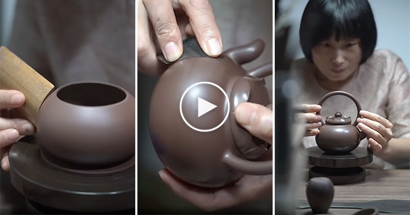 This Artisan Making a Yixing Clay Teapot is So Soothing to Watch