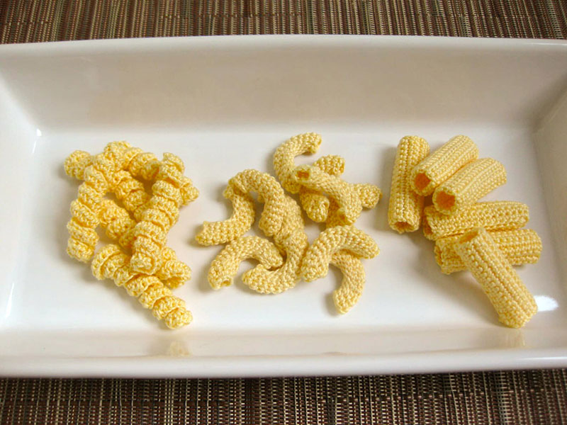 These Crocheted Pasta Dishes are Simply Delightful » TwistedSifter