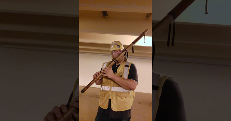 He Found Good Acoustics at Work and Went Full Lord of the Rings