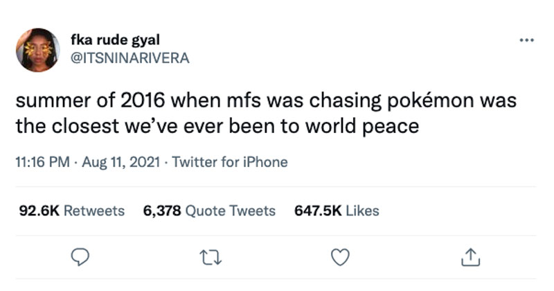 pokemon world peace tweet funny The Shirk Report – Volume 644