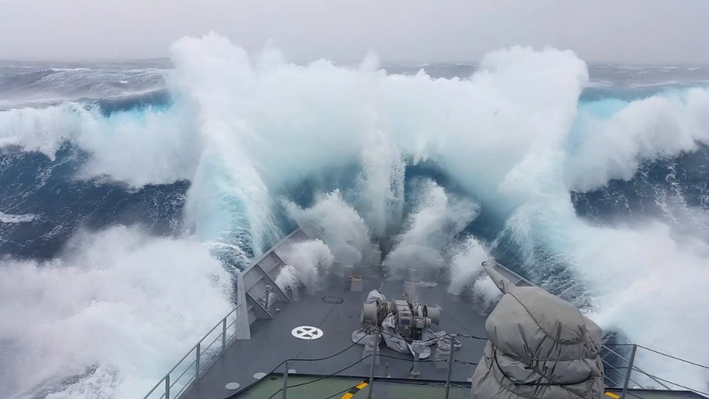 Warship Patrolling for Poachers Gets Smashed by Monster Wave in Antarctica