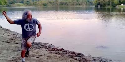 In 2013, Kurt Steiner Set the Stone Skipping World Record with an Amazing 88 Skips