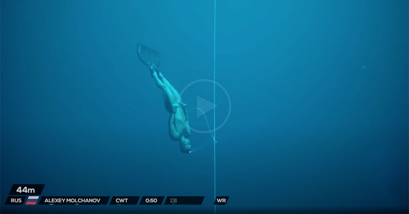 Alexey Molchanov's World Record Freedive is Remarkable