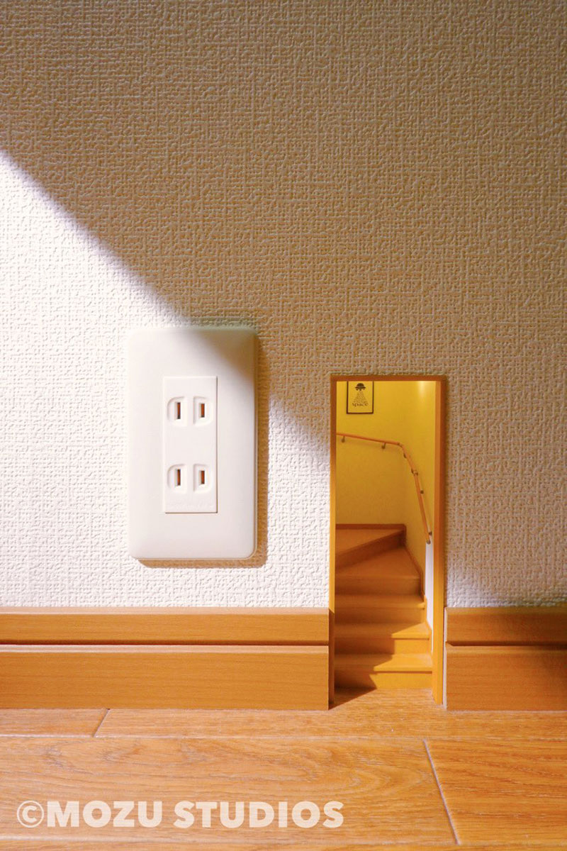 mini room inside wall outlet by mozu kiyotaka mizukoshi 3 Leaving this Behind for Future Tenants to Discover