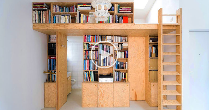 This Architect's 344 sq ft Apartment in Paris is Remarkable