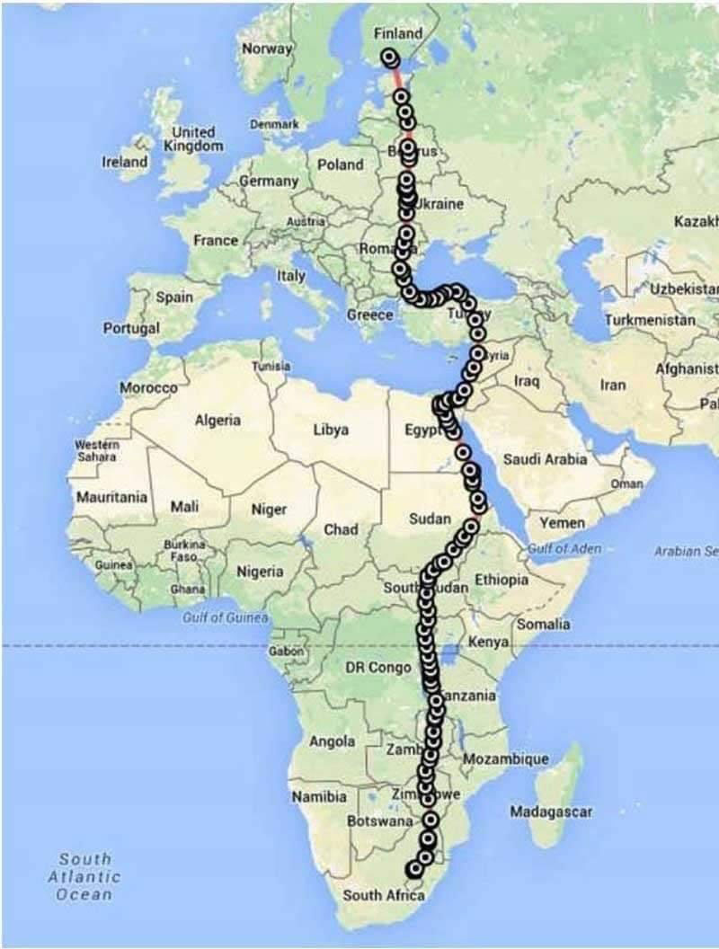 10000 km bird flight map This Amazing Bird Traveled Over 10,000 km in Just 42 Days