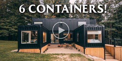 This 6 Container Rental Home Looks Pretty Cool