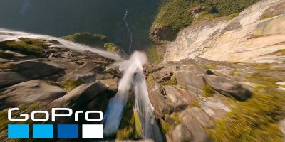 This First Person POV Down the World's Tallest Waterfall is Unreal