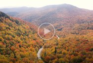 10 Minutes of Peak Fall Foliage in Vermont in Stunning 4K