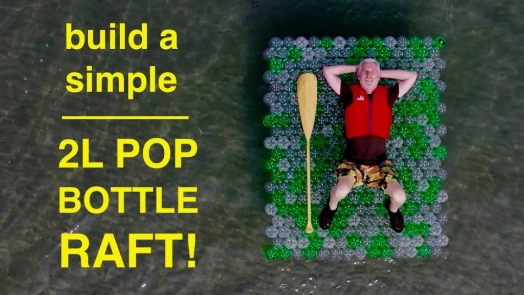 DIY Raft Made From 2-Liter Soda Bottles