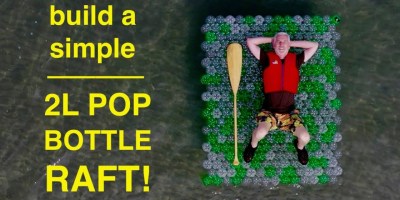 DIY Raft Made From 2-Liter Soda Bottles