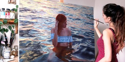 This Realistic Water Painting Took More Than 2 Years to Complete