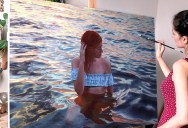 This Realistic Water Painting Took More Than 2 Years to Complete