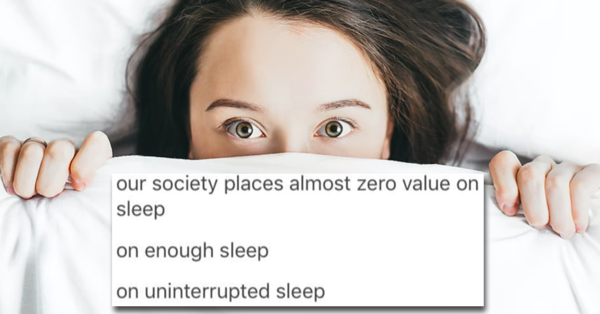 Thread Shows Why a Society That Doesn't Get Enough Sleep Is Really Bad