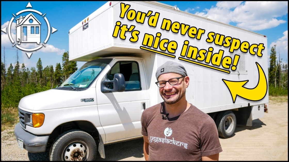 Guy Created a Studio Apartment Hidden Inside His Work Truck