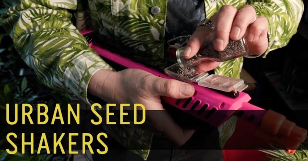 Seed Shakers Dress as Bees to Encourage Urban Gardening