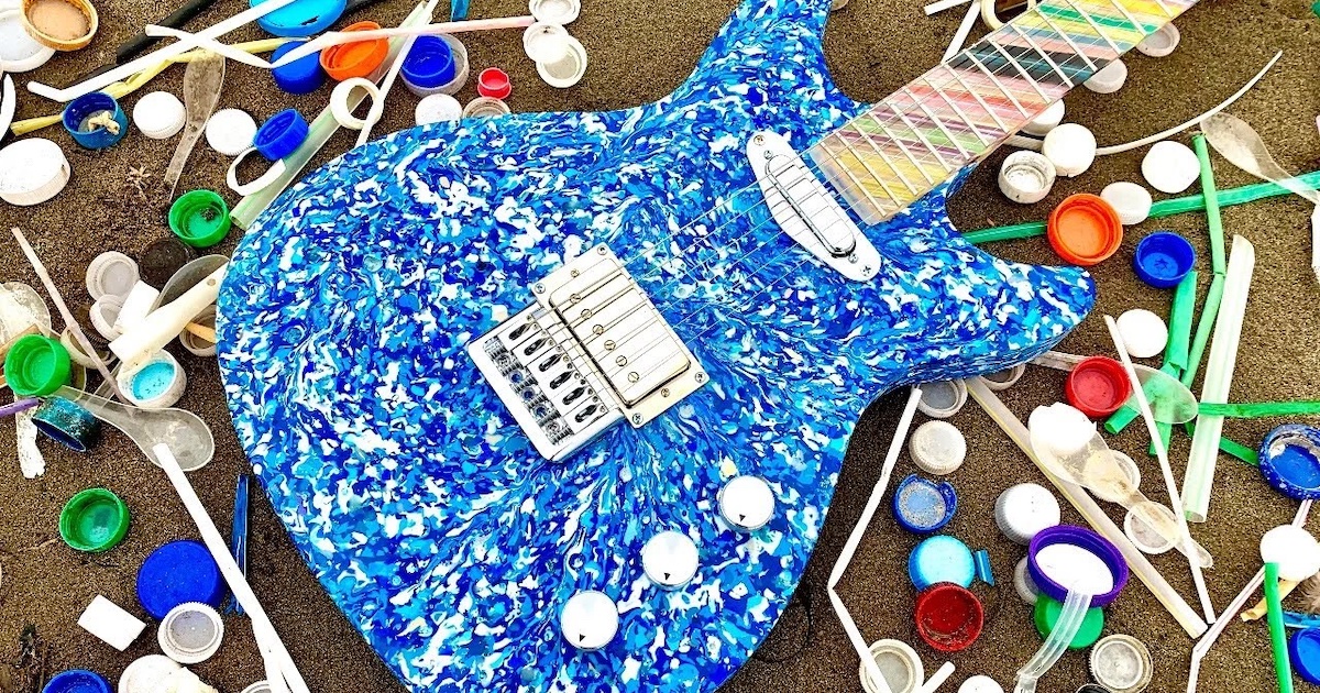 This Guy Made an Entire Guitar out of Ocean Trash - TwistedSifter