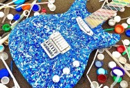 This Guy Made an Entire Guitar out of Ocean Trash