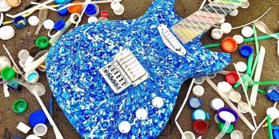 This Guy Made an Entire Guitar out of Ocean Trash