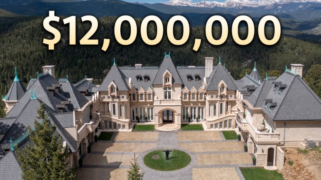 Check out the inside of this $12M Newly Built Colorado Castle