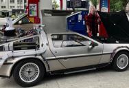 Tour a Customized “Back to the Future” DeLorean Car