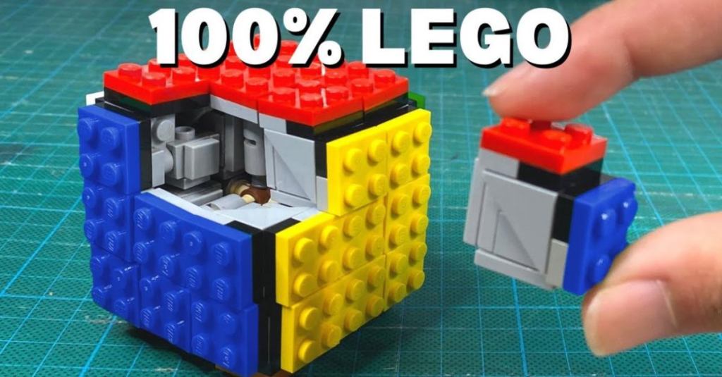 Person Built a LEGO Rubik’s Cube From Scratch