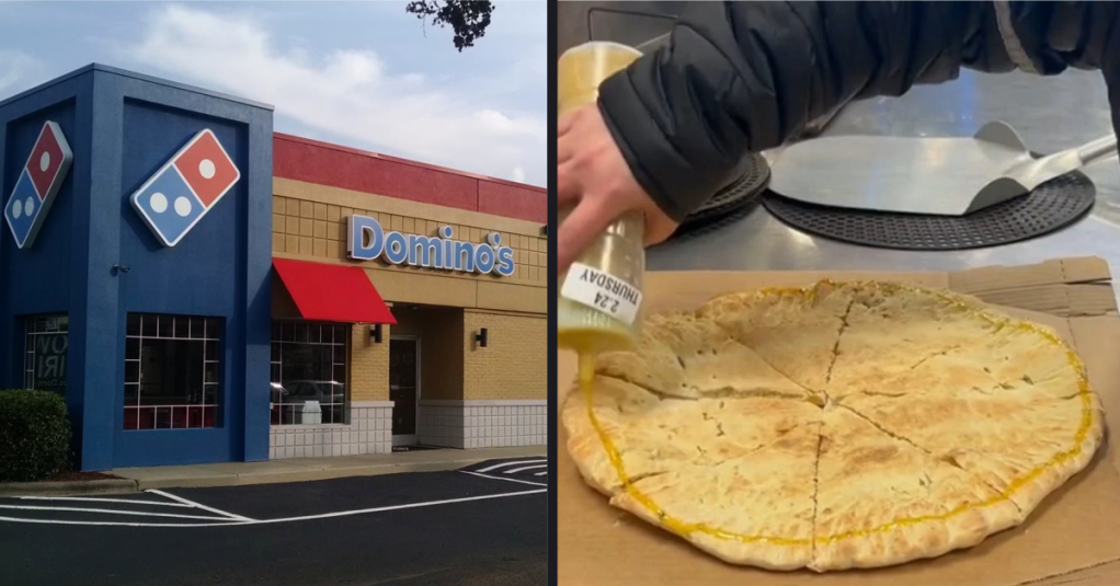 A TikTok Video About a No-Topping Pizza From Domino’s Went Viral