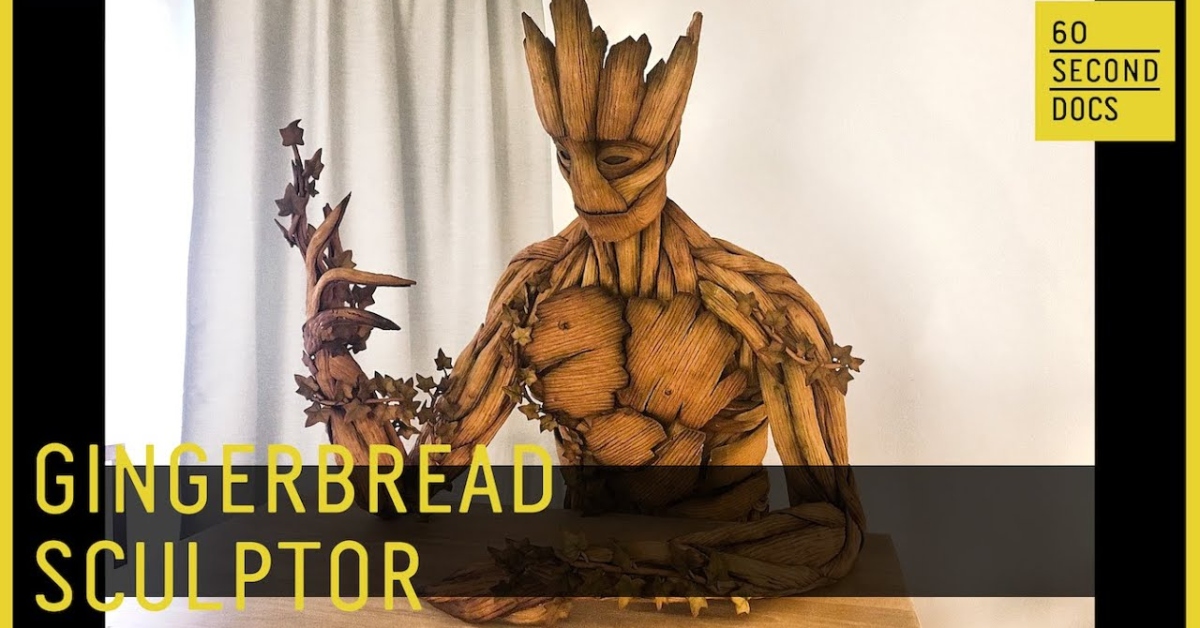 Sculptor Uses Gingerbread to Make Her Creations