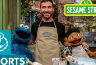 “Ted Lasso” Star Brett Goldstein Learns the Word of the Day on “Sesame Street”
