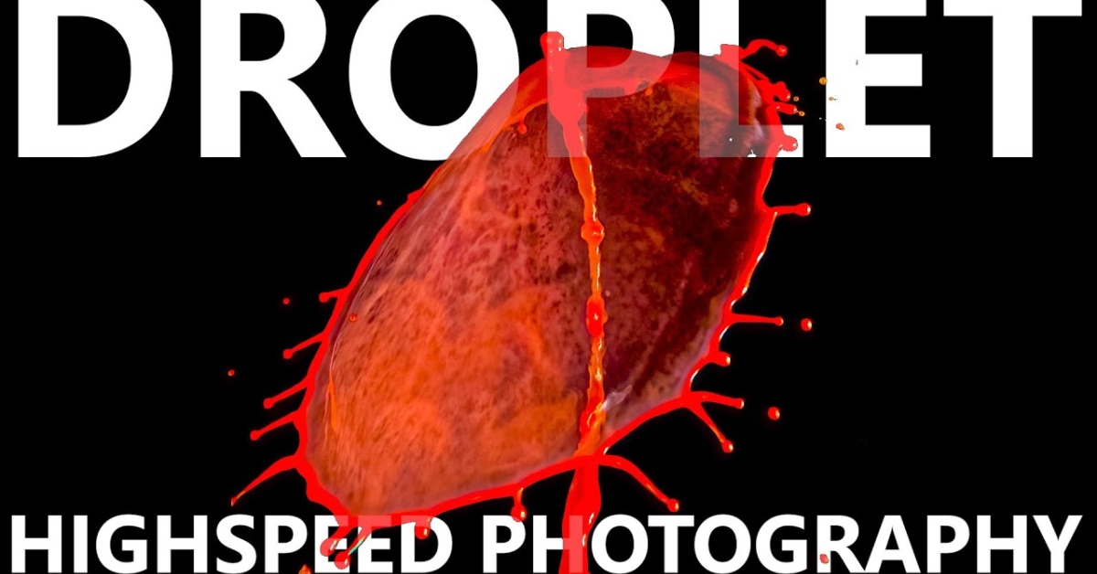 Photographer Captures Colliding Drops of Water in Super Slow Motion