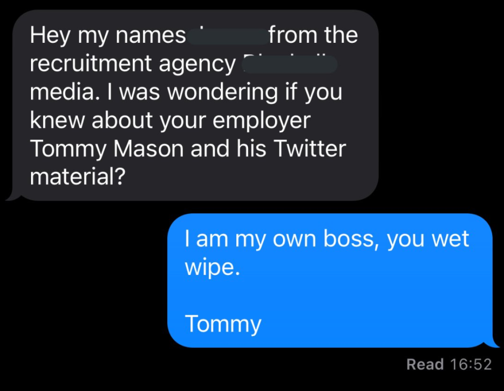 Screen Shot 2022 05 15 at 4.52.02 PM A Man Was Called a “Legend” for How He Handled a Job Recruiter Who Tried to Get Him Fired