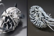Japanese Mecha Creatures Made Out of LEGO