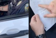 A Man Tried to Give a Cop a Ticket Who Wasn’t Parked Correctly