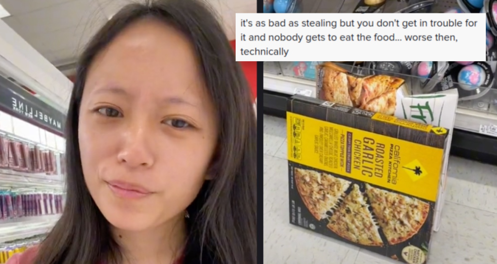 Target Employee Points Out Customers Who Leave Frozen Food Items in Aisles