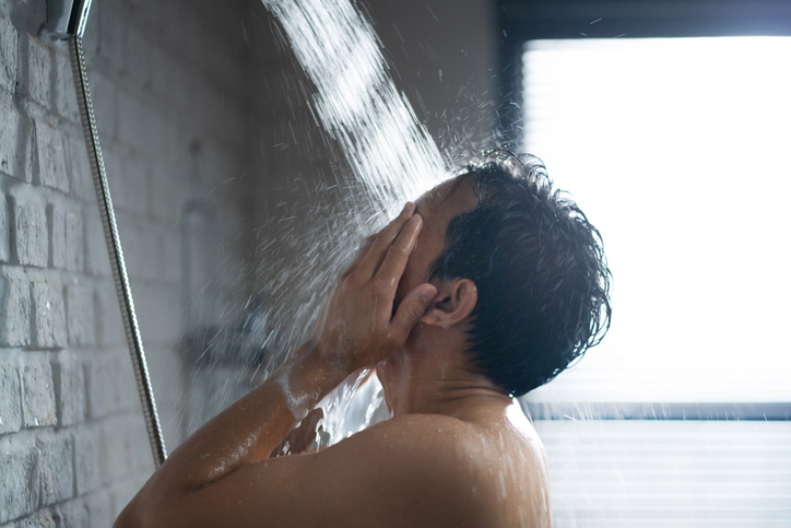 iStock 1303774341 Heres What Showering At Night Does To Your Body