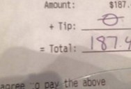 A Server Called Out a Customer Who Didn’t Leave Her a Tip
