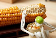 Watch This Delightful Stop-Motion Animation About a Popcorn Factory Run by a Skeleton