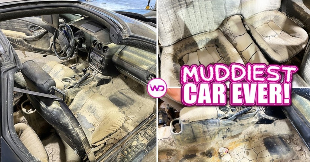 This Pontiac Firebird Was Flooded With Hardened Mud, But Then It Got Deep Cleaned...